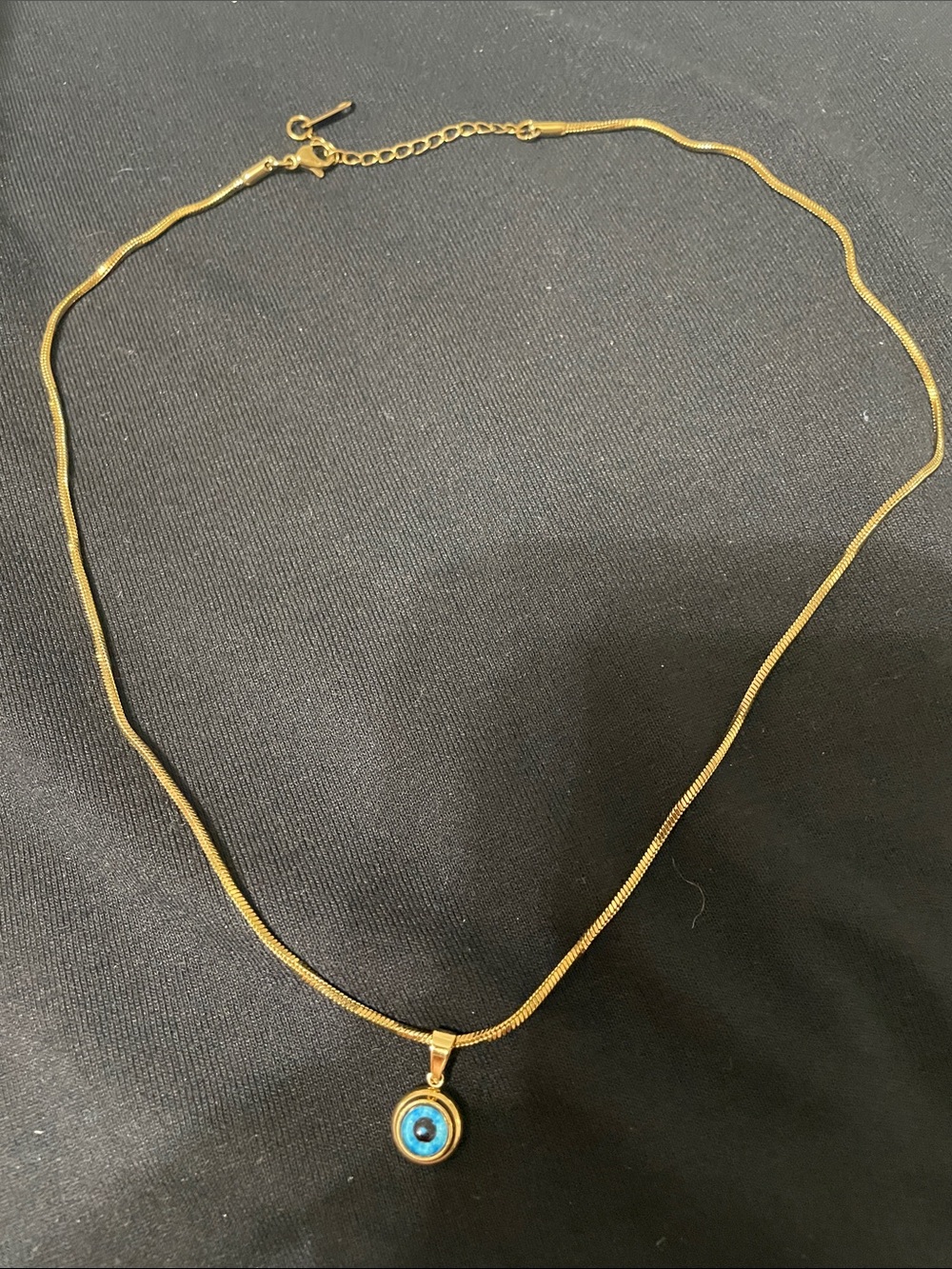 Gold Evil Eye Pendant Necklace - Women Jewelry